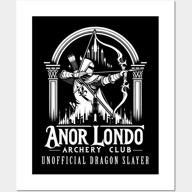 UNOFFICIAL DRAGON SLAYER - Anor Londo Archery Club Wall Art by DeMonica